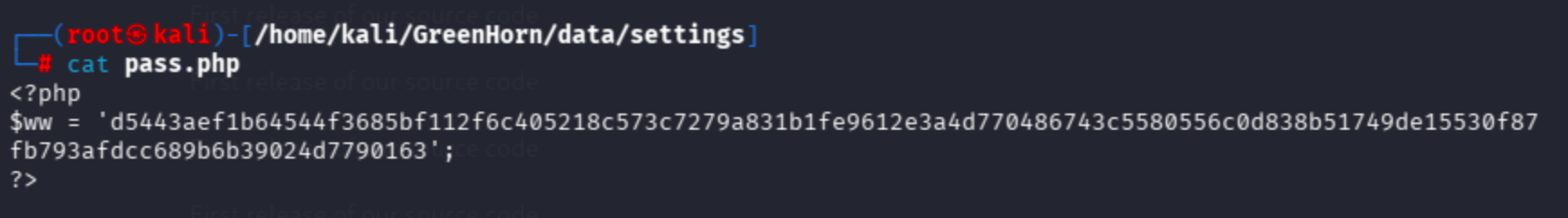 Hash file prepared for cracking with hashcat or john