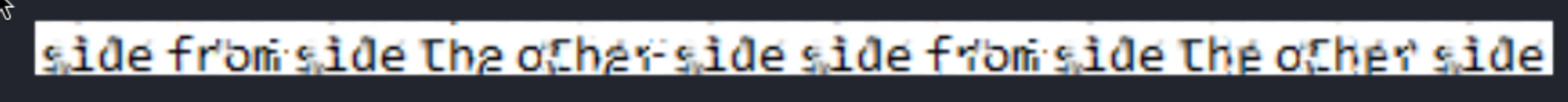 Depixelized password output recovered from the blurred image