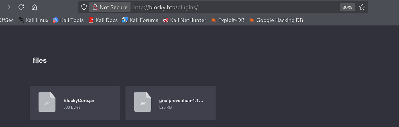 Terminal output of wpscan --url http://blocky.htb --enumerate u showing usernames notch and root