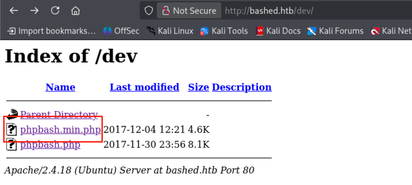 Terminal inside phpbash webshell showing sudo -l output and user flag in /home/arrexel/user.txt.