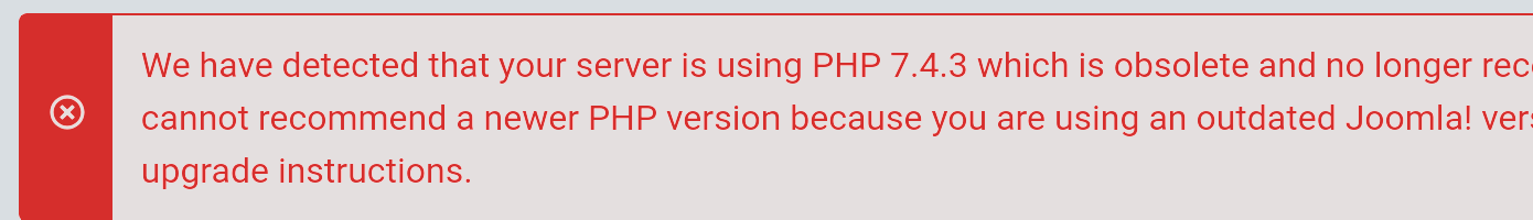 Joomla admin panel showing template editor for Cassiopeia with PHP code inserted