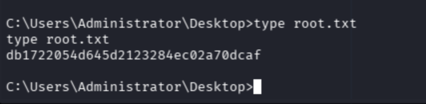 Terminal output showing root flag and message May The Pentest Be With You ! ! !