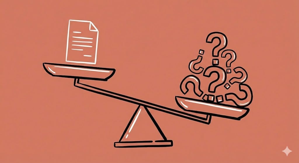 Illustration of implications for students, showing a student at a desk with detector score icons and warning signs.