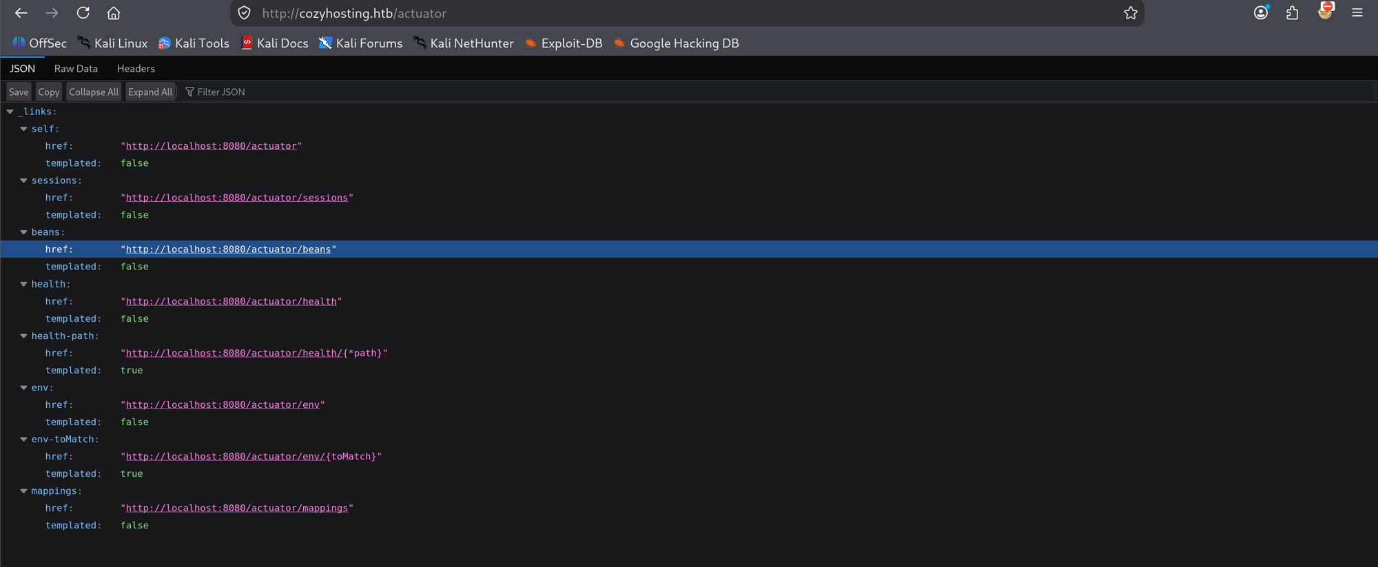 HTB CozyHosting