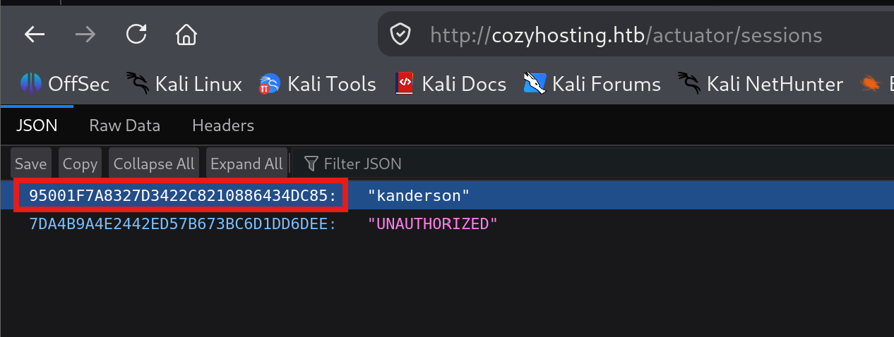 HTB CozyHosting
