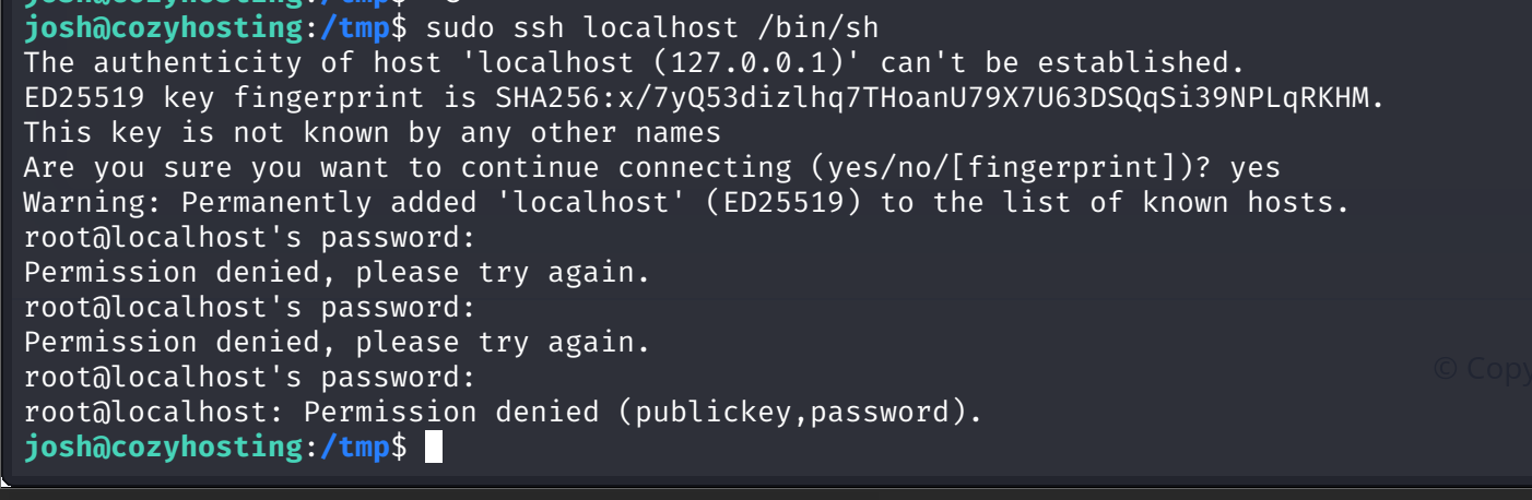 HTB CozyHosting